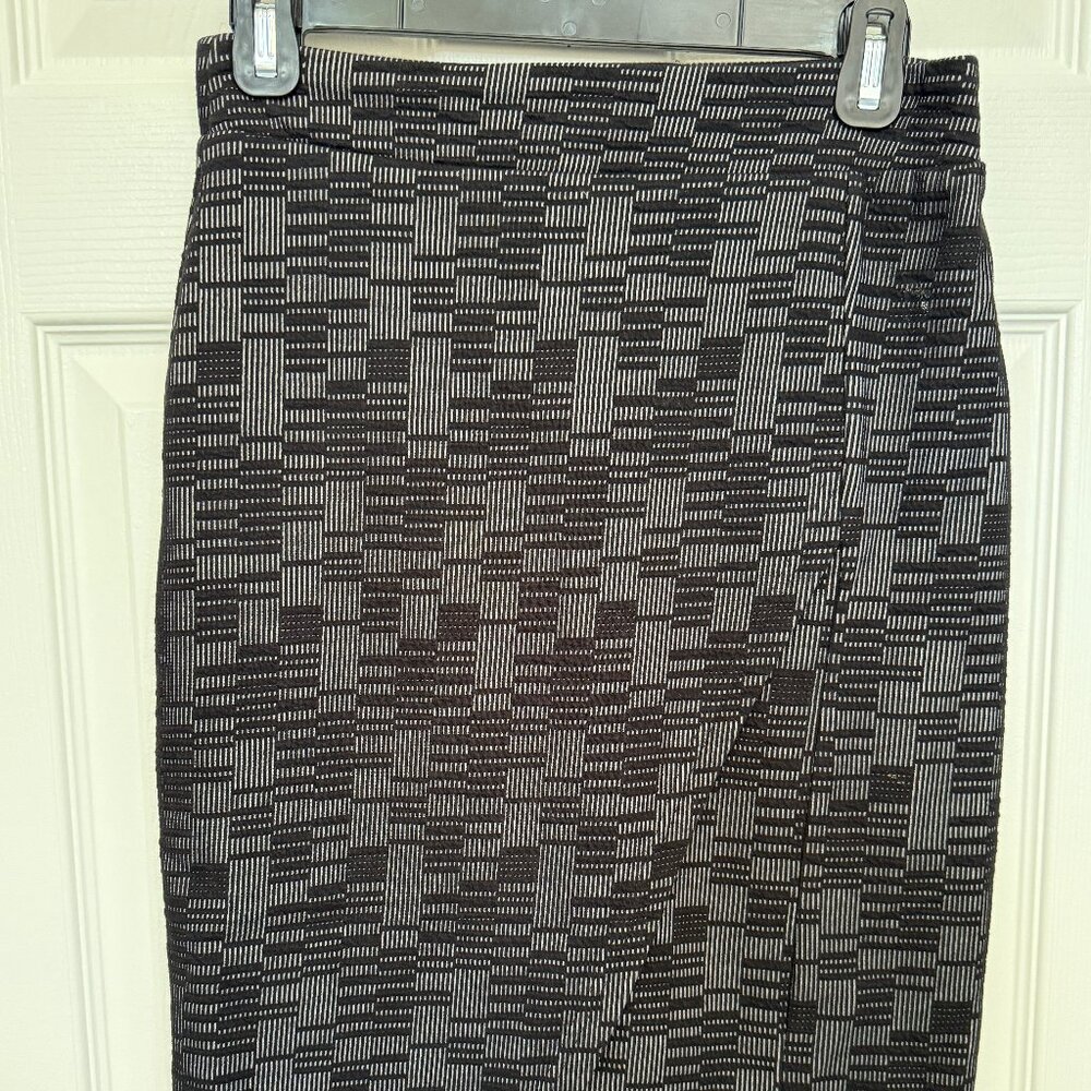 Asymmetrical pencil skirt